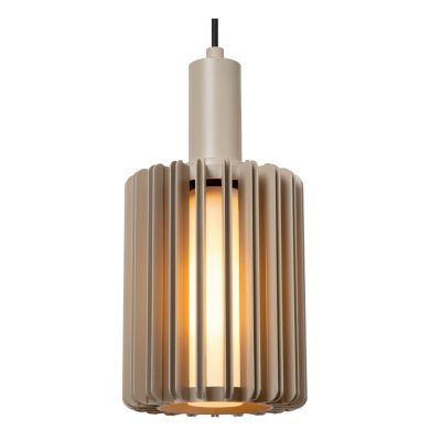 Lucide LAMBRES - Pendant light - 5xE27 - Taupe
